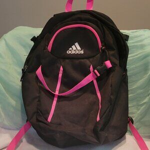 Adidas EUC Backpack in Black and Pink